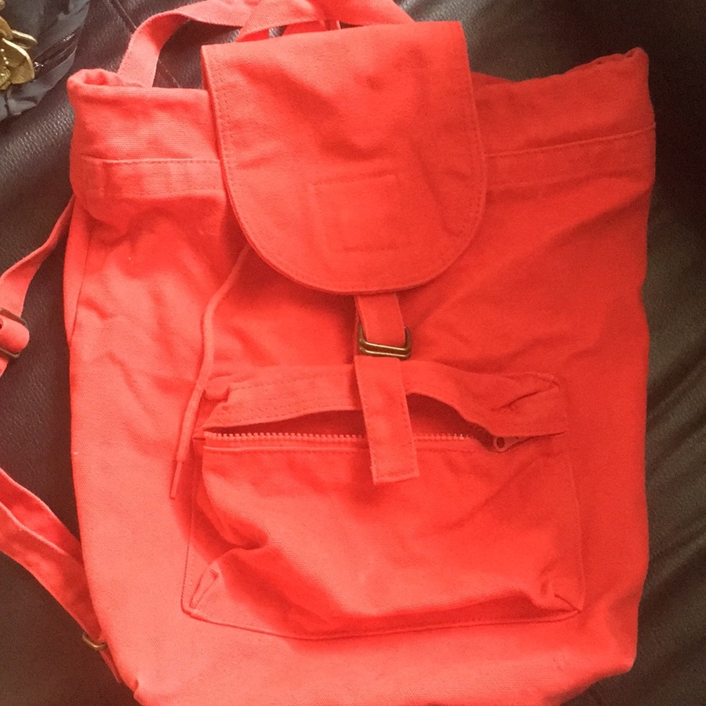 Red backpack